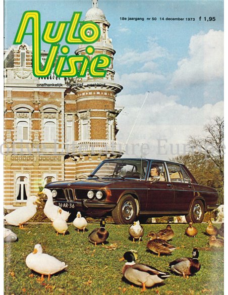 1973 AUTOVISIE MAGAZIN 50 NIEDERLÄNDISCH