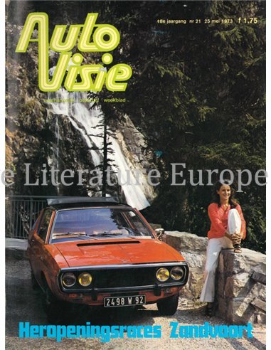 1973 AUTOVISIE MAGAZIN 21 NIEDERLÄNDISCH