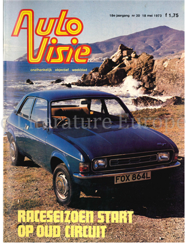 1973 AUTOVISIE MAGAZINE 20 NEDERLANDS