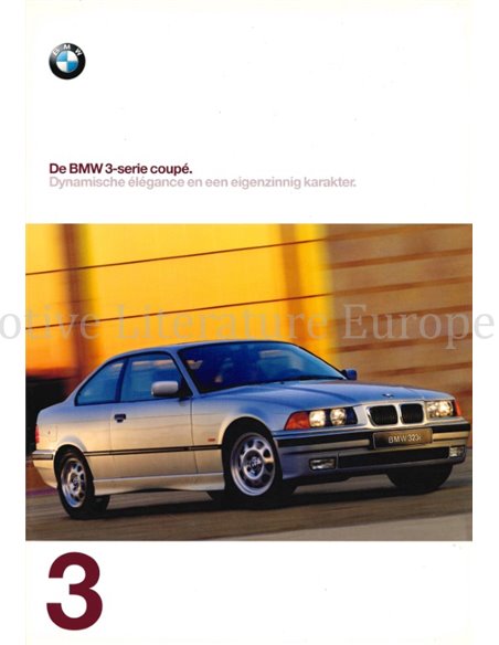 1997 BMW 3 SERIEN COUPE PROSPEKT NIEDERLANDISCH
