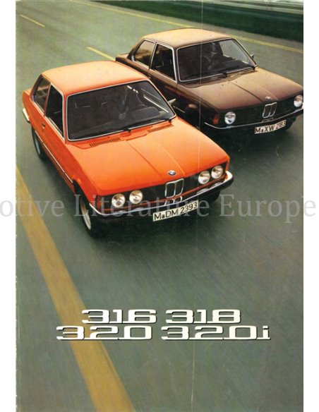 1976 BMW 3ER PROSPEKT DEUTSCH