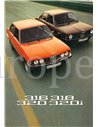 1976 BMW 3ER PROSPEKT DEUTSCH