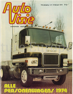 1974 AUTOVISIE MAGAZINE 6 DUTCH