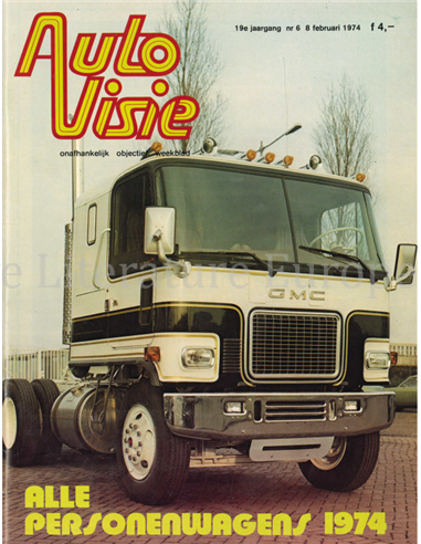 1974 AUTOVISIE MAGAZINE 6 NEDERLANDS