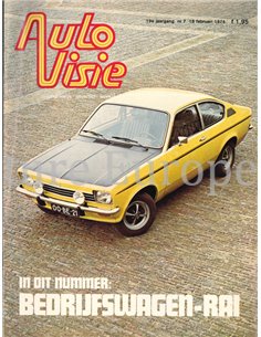 1974 AUTOVISIE MAGAZINE 7 DUTCH