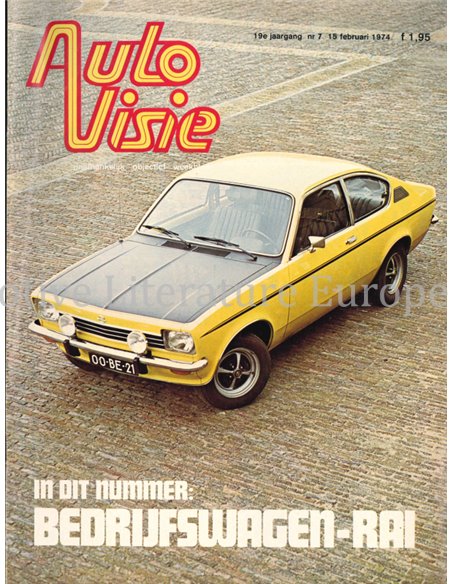 1974 AUTOVISIE MAGAZINE 7 DUTCH
