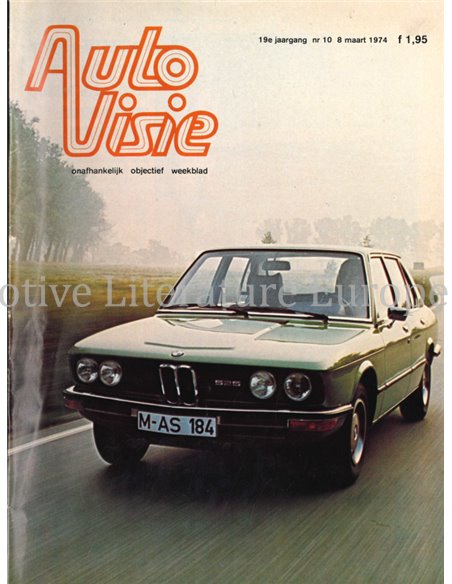 1974 AUTOVISIE MAGAZIN 10 NIEDERLÄNDISCH