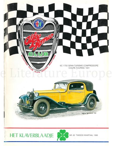 1998 ALFA ROMEO CLUB HET KLAVERBLAADJE 82 NIEDERLANDISCH