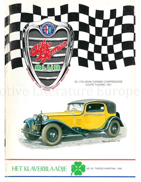 1998 ALFA ROMEO CLUB HET KLAVERBLAADJE 82 NIEDERLANDISCH