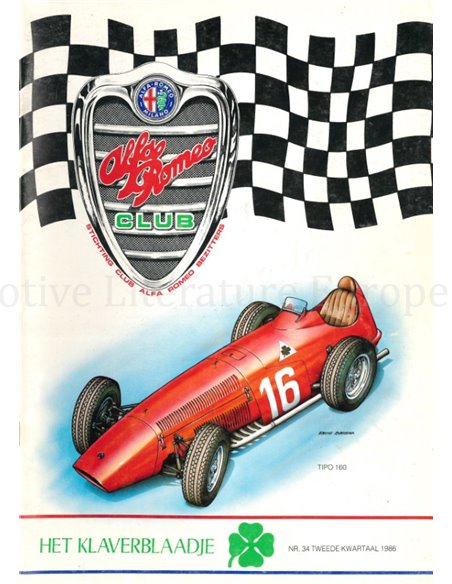 1986 ALFA ROMEO CLUB HET KLAVERBLAADJE 34 NEDERLANDS