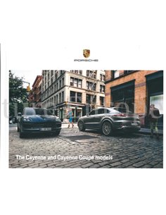 2021 PORSCHE CAYENNE & CAYENNE COUPE HARDCOVER BROCHURE ENGELS