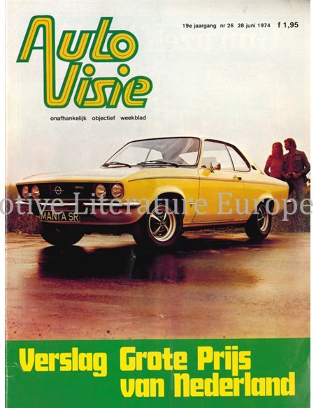 1974 AUTOVISIE MAGAZINE 26 NEDERLANDS