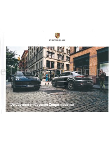 2021 PORSCHE CAYENNE & CAYENNE COUPE HARDCOVER BROCHURE NEDERLANDS