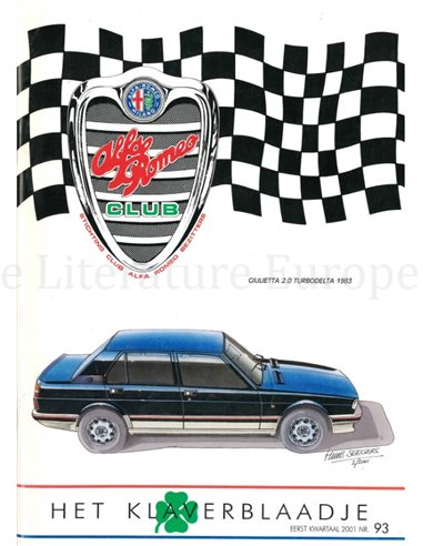 2001 ALFA ROMEO CLUB HET KLAVERBLAADJE 93 NEDERLANDS