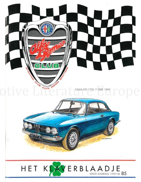 1999 ALFA ROMEO CLUB HET KLAVERBLAADJE 85 NEDERLANDS