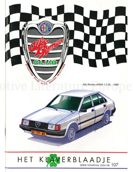 2004 ALFA ROMEO CLUB HET KLAVERBLAADJE 107 NIEDERLÄNDISCH
