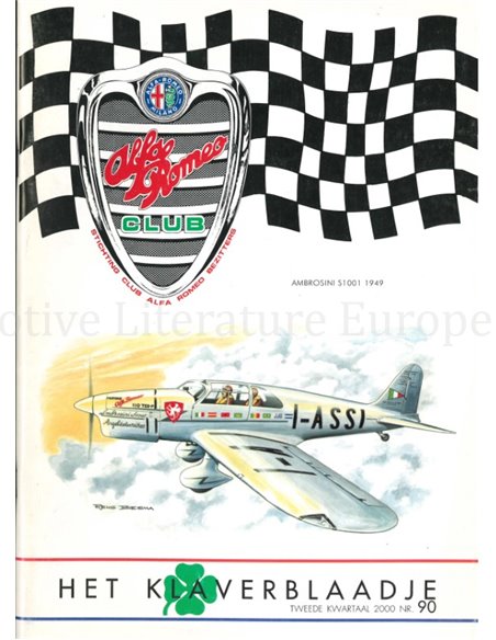 2000 ALFA ROMEO CLUB HET KLAVERBLAADJE 90 NEDERLANDS
