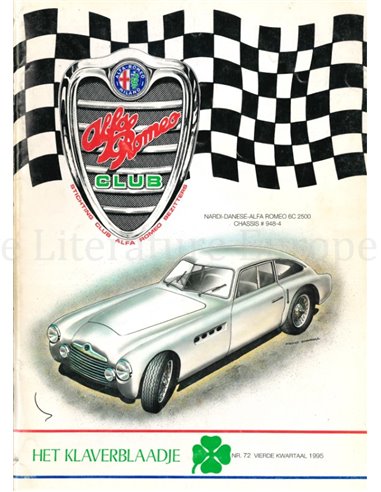 1995 ALFA ROMEO CLUB HET KLAVERBLAADJE 72 NIEDERLANDISCH