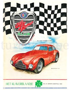 1986 ALFA ROMEO CLUB HET KLAVERBLAADJE 33 NIEDERLÄNDISCH