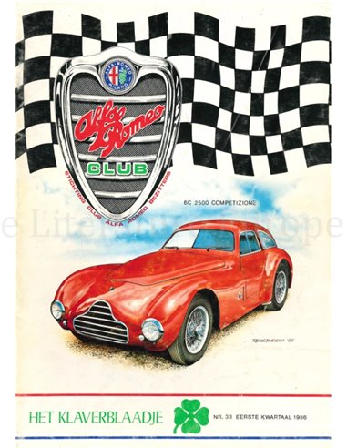 1986 ALFA ROMEO CLUB HET KLAVERBLAADJE 33 NIEDERLÄNDISCH