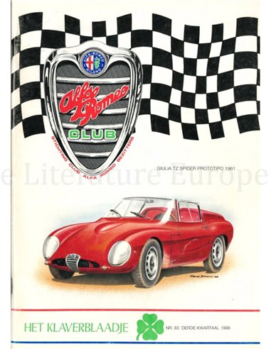 1998 ALFA ROMEO CLUB HET KLAVERBLAADJE 83 NIEDERLANDISCH