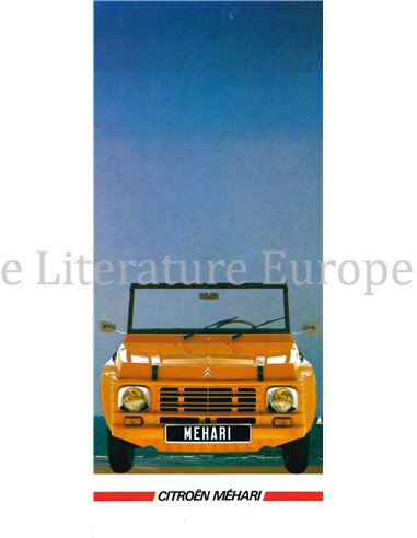 1985 CITROEN MEHARI BROCHURE FRENCH