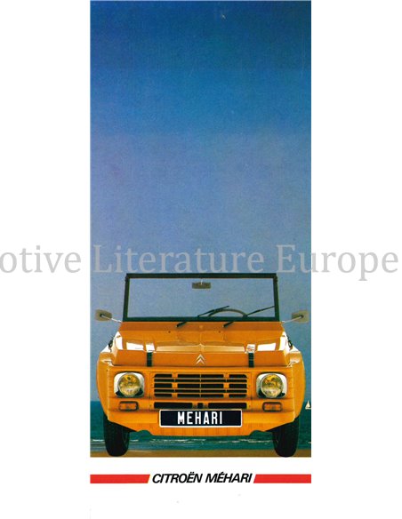1985 CITROEN MEHARI BROCHURE FRENCH