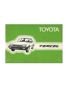 1982 TOYOTA TERCEL INSTRUCTIEBOEKJE NEDERLANDS