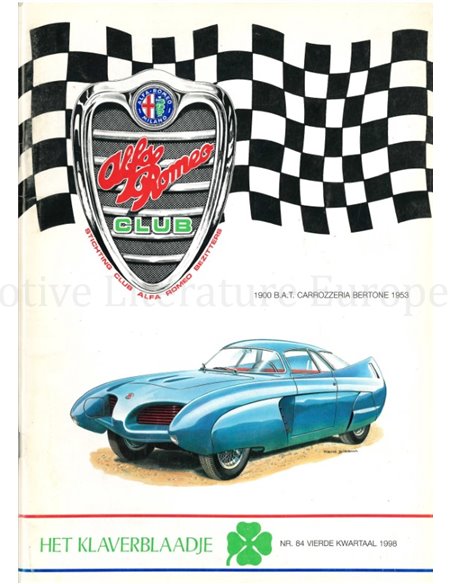 1998 ALFA ROMEO CLUB HET KLAVERBLAADJE 84 NIEDERLANDISCH