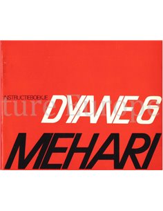 1970 CITROEN DYANE 6 / MEHARI BETRIEBSANLEITUNG NIEDERLÄNDISCH