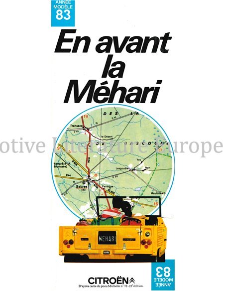 1983 CITROEN MEHARI PROSPEKT Französisch