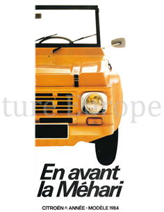 1984 CITROEN MEHARI BROCHURE FRANS