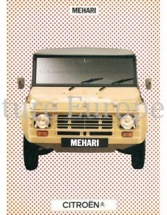 1980 CITROEN MEHARI BROCHURE ITALIAANS