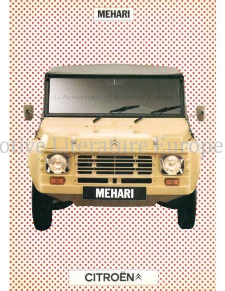 1980 CITROEN MEHARI BROCHURE ITALIAANS