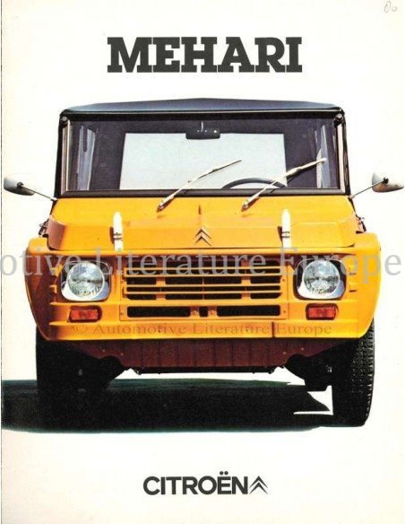 1980 CITROEN MEHARI PROSPEKT ITALIENISCH