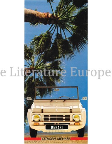 1986 CITROEN MEHARI BROCHURE FRANS