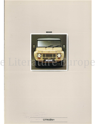 198? CITROEN MEHARI PROSPEKT ITALIENISCH