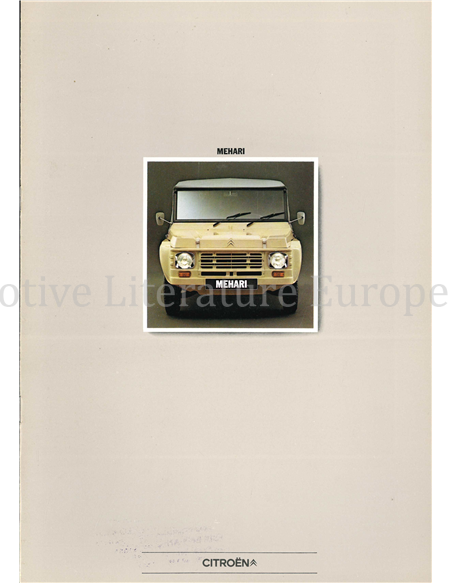 198? CITROEN MEHARI BROCHURE ITALIAN