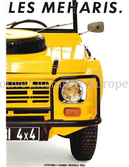 1982 CITROEN MEHARI PROSPEKT FRANZÖSISCH
