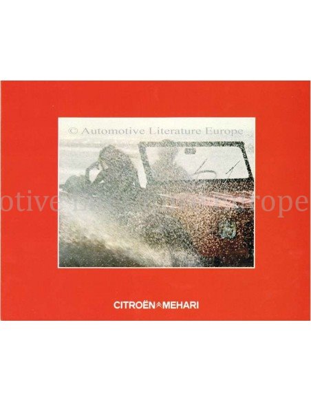 1973 CITROEN MEHARI PROSPEKT NIEDERLÄNDISCH