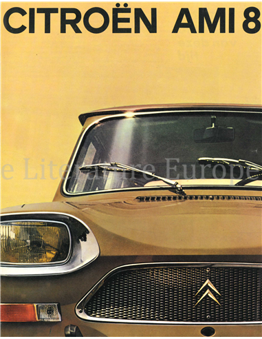 1970 CITROEN AMI 8 BROCHURE DUTCH