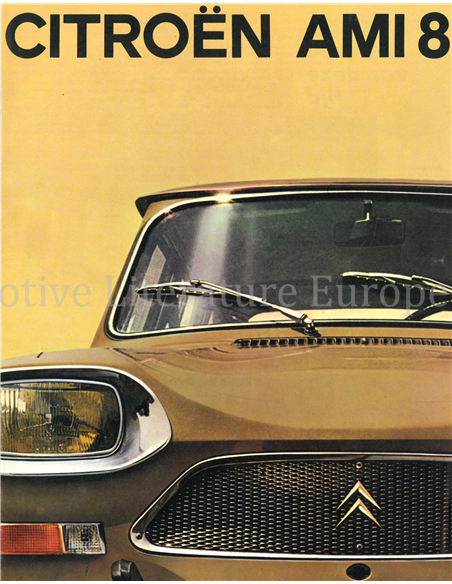 1970 CITROEN AMI 8 BROCHURE DUTCH