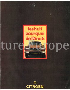 1970 CITROEN AMI 8 BROCHURE FRENCH