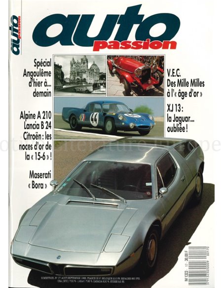 1988 AUTO PASSION MAGAZINE 17 FRENCH