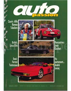 1986 AUTO PASSION MAGAZINE 1 FRENCH