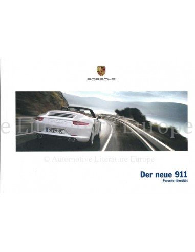 2012 PORSCHE 911 HARDCOVER BROCHURE GERMAN