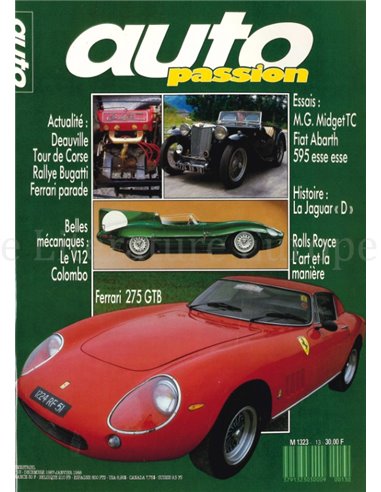 1988 AUTO PASSION MAGAZINE 13 FRENCH
