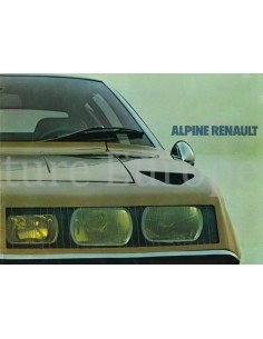 1973 RENAULT ALPINE A310 BROCHURE NEDERLANDS