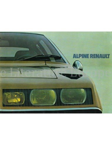 1973 RENAULT ALPINE A310 PROSPEKT NIEDERLÄNDISCH