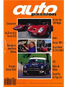 1987 AUTO PASSION ZEITSCHRIFT 9 FRANZÖSISCH